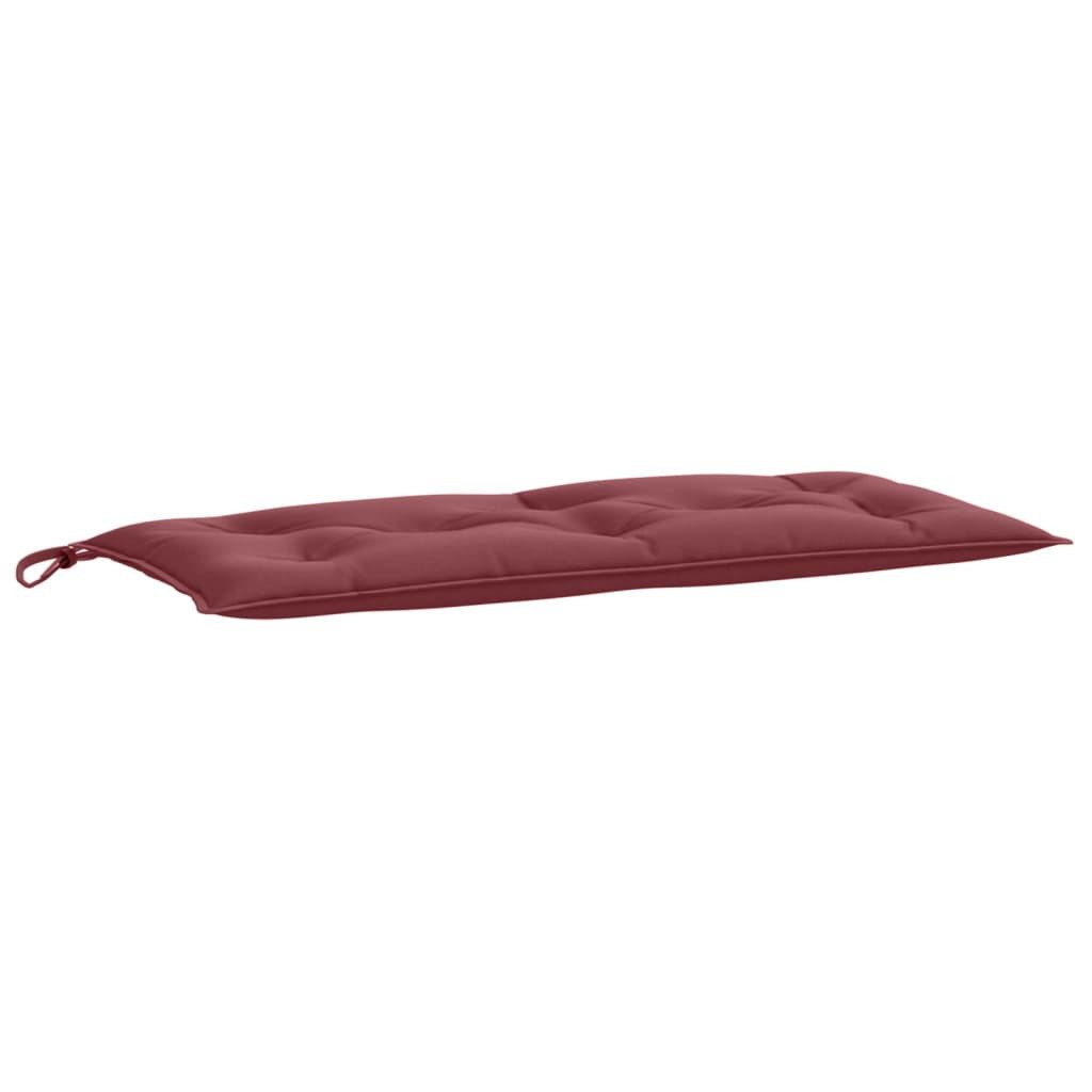 vidaXL Sitzauflage Gartenbank-Auflage Melange Weinrot 100x50x7 günstig online kaufen