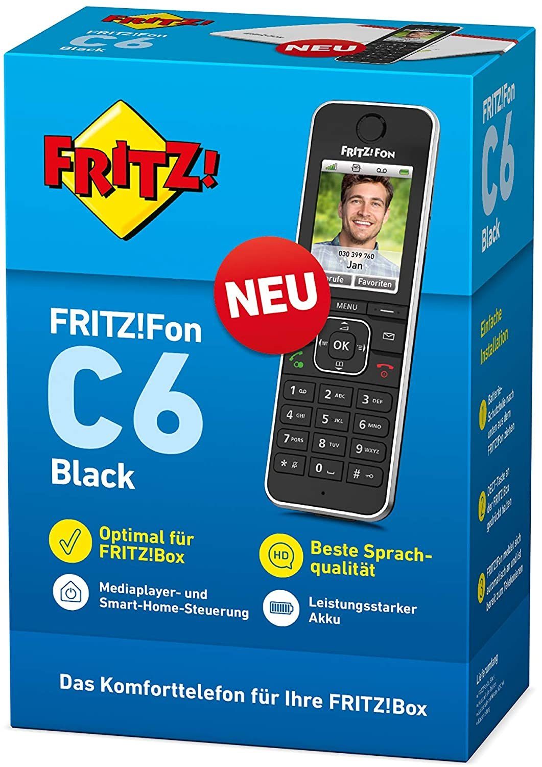 Fritz! FRITZ!Fon C6 Mobilteil Schnurloses DECT-Telefon