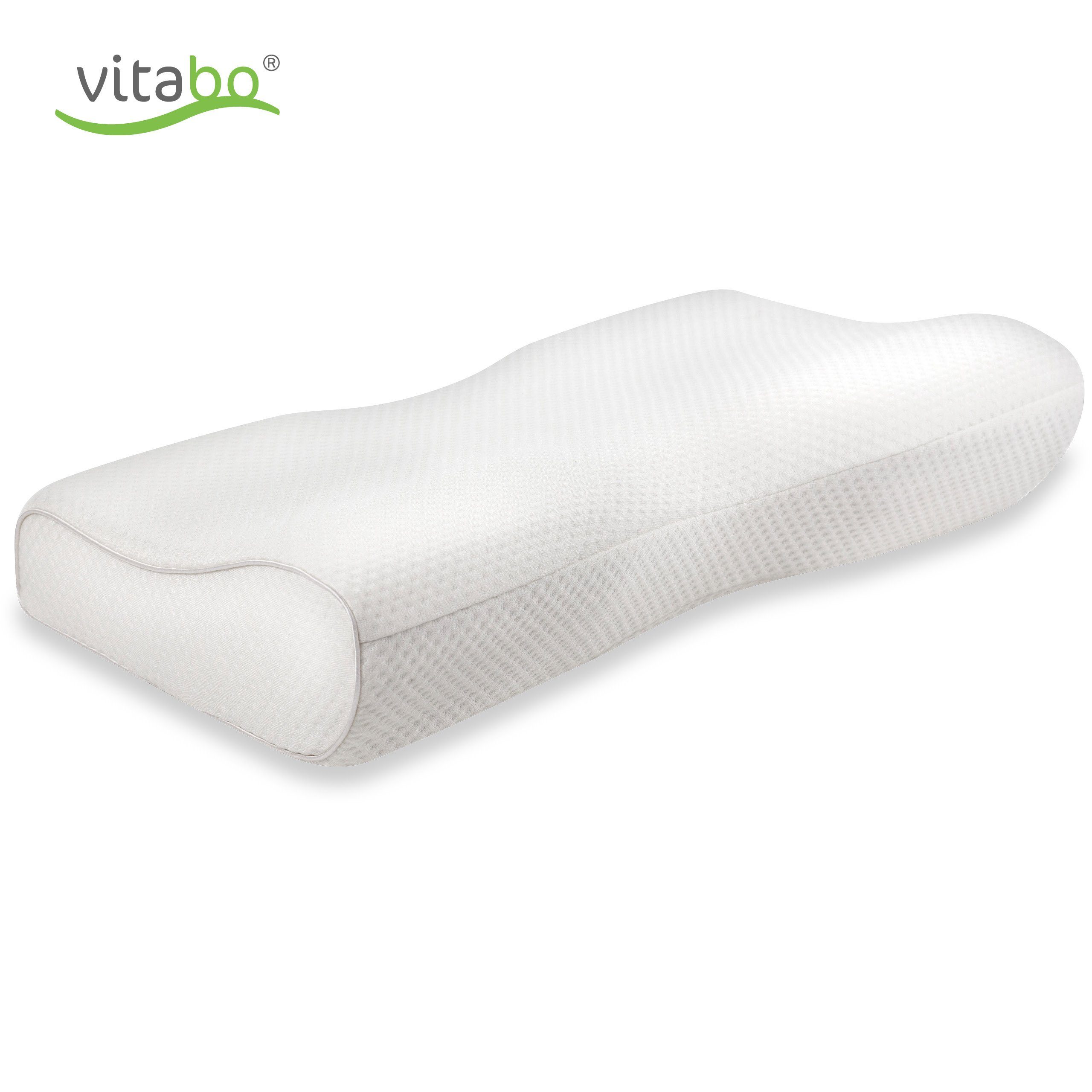 Vitabo Nackenkissen ergonomisches Nackenstützkissen I Kopfkissen aus Memory günstig online kaufen