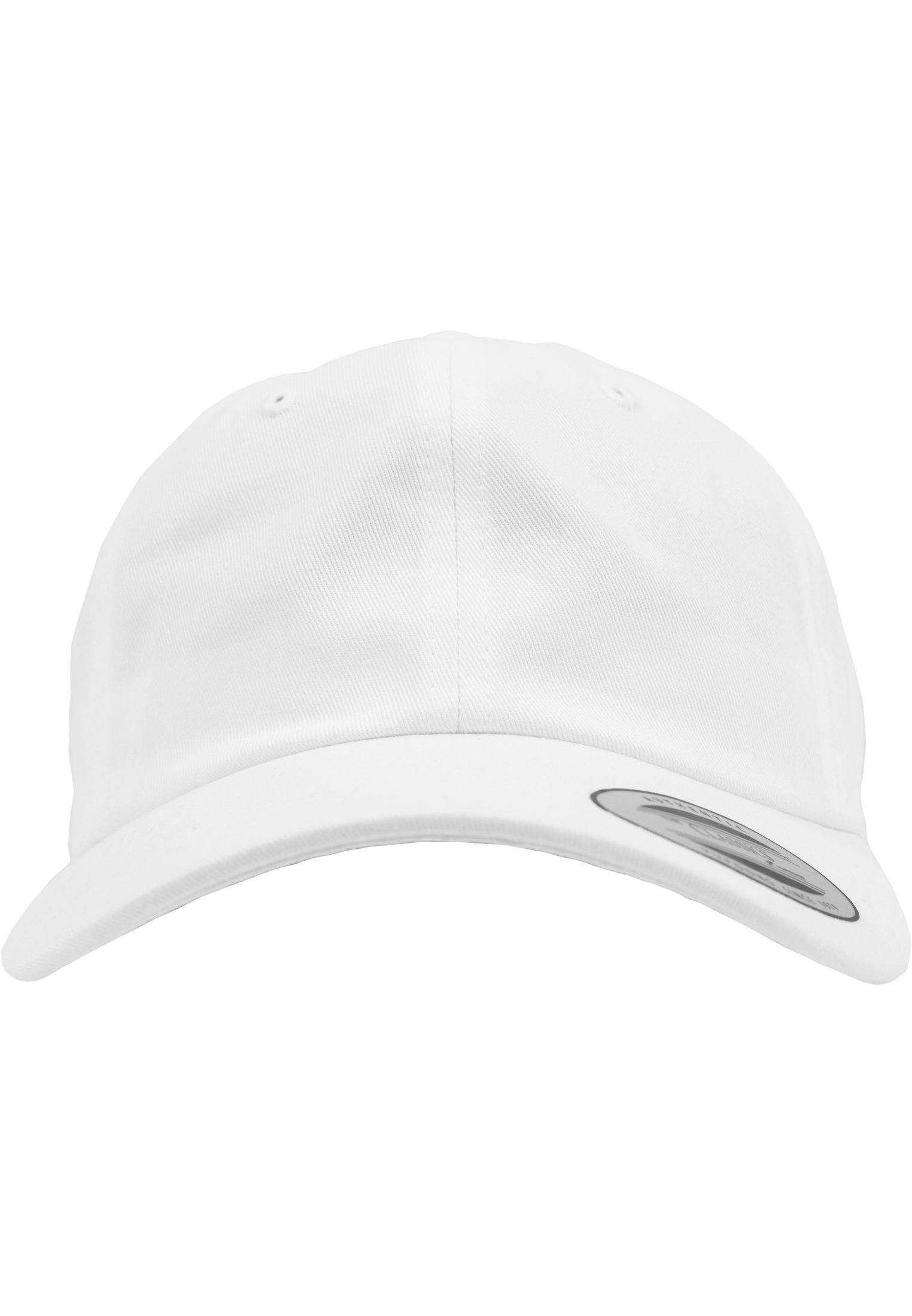 6245CM Low Cotton Profile Flexfit White Cap Flex Flexfit Twill