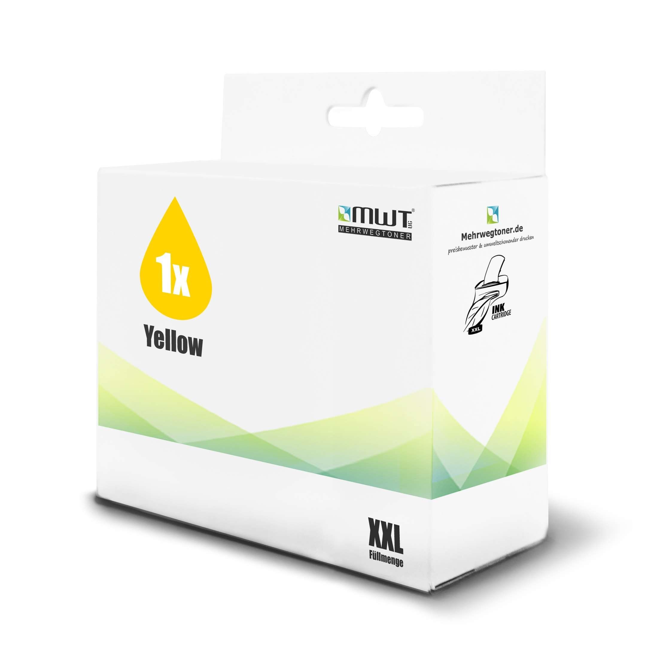 Yellow C13T13044010 Tintenpatrone ersetzt T1304 Epson Mehrwegtoner Patrone