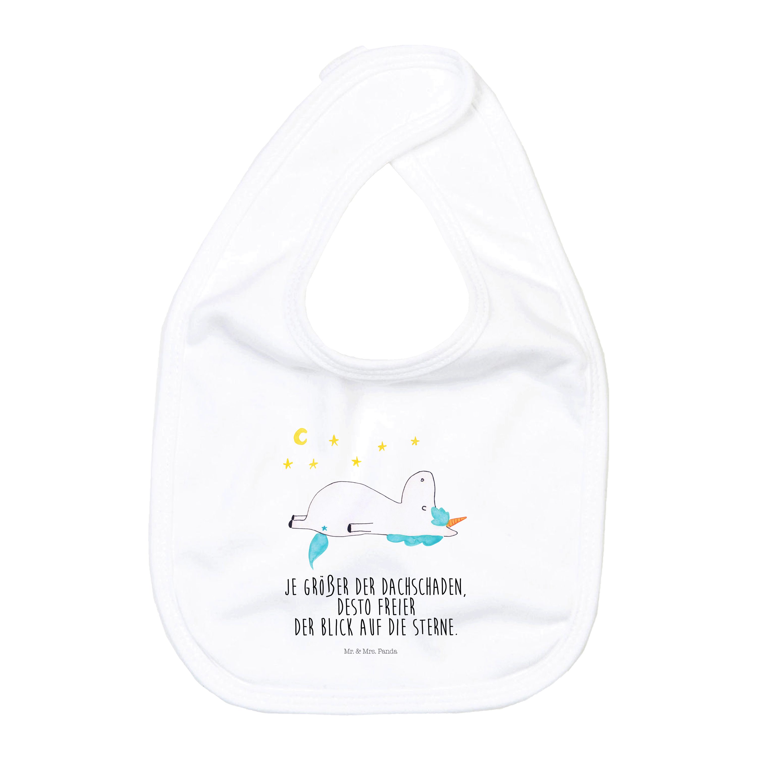 Tragetuch Einhorn Sternenhimmel - Weiß - Geschenk, Unicorn, Einhörner, Geschenk