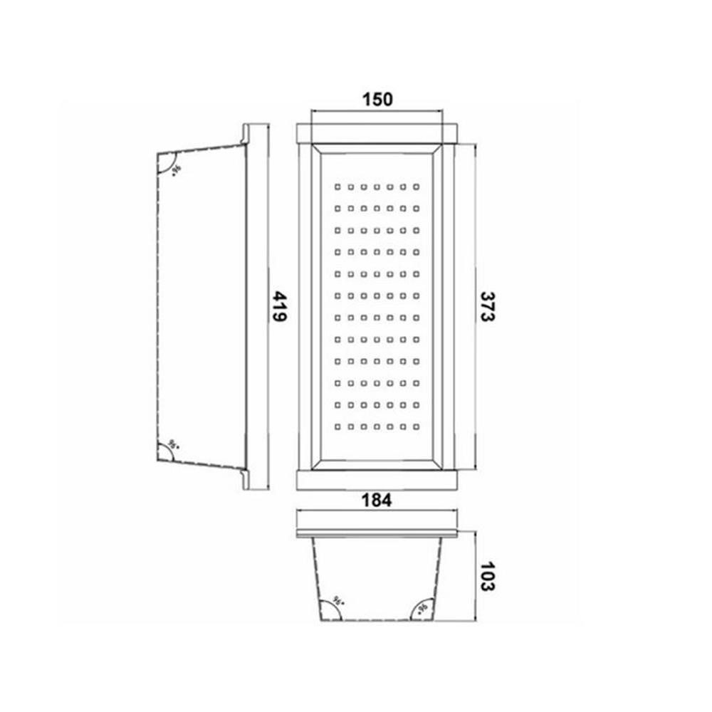 Systemceram Einbauspüle Resteschale Edelstahl