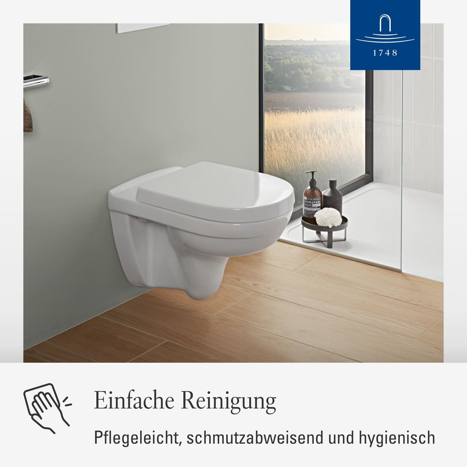 Villeroy & Boch WC-Sitz O.novo WC-Sitz 423 x 368 x 51 mm (1-St), Kein SoftClose, Kein QuickRelease