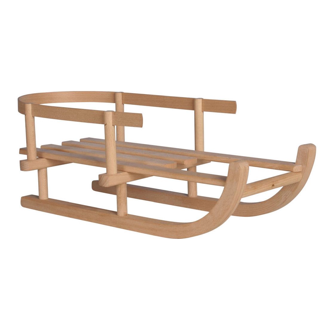 Holz-Wenzel Puppenschlitten Puppenschlitten unlackiert 45cm günstig online kaufen