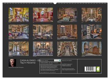 CALVENDO Wandkalender CASA ALONSO - Ein Tag in Havanna (Premium, hochwertiger DIN A2 Wandkalender 2023, Kunstdruck in Hochglanz)