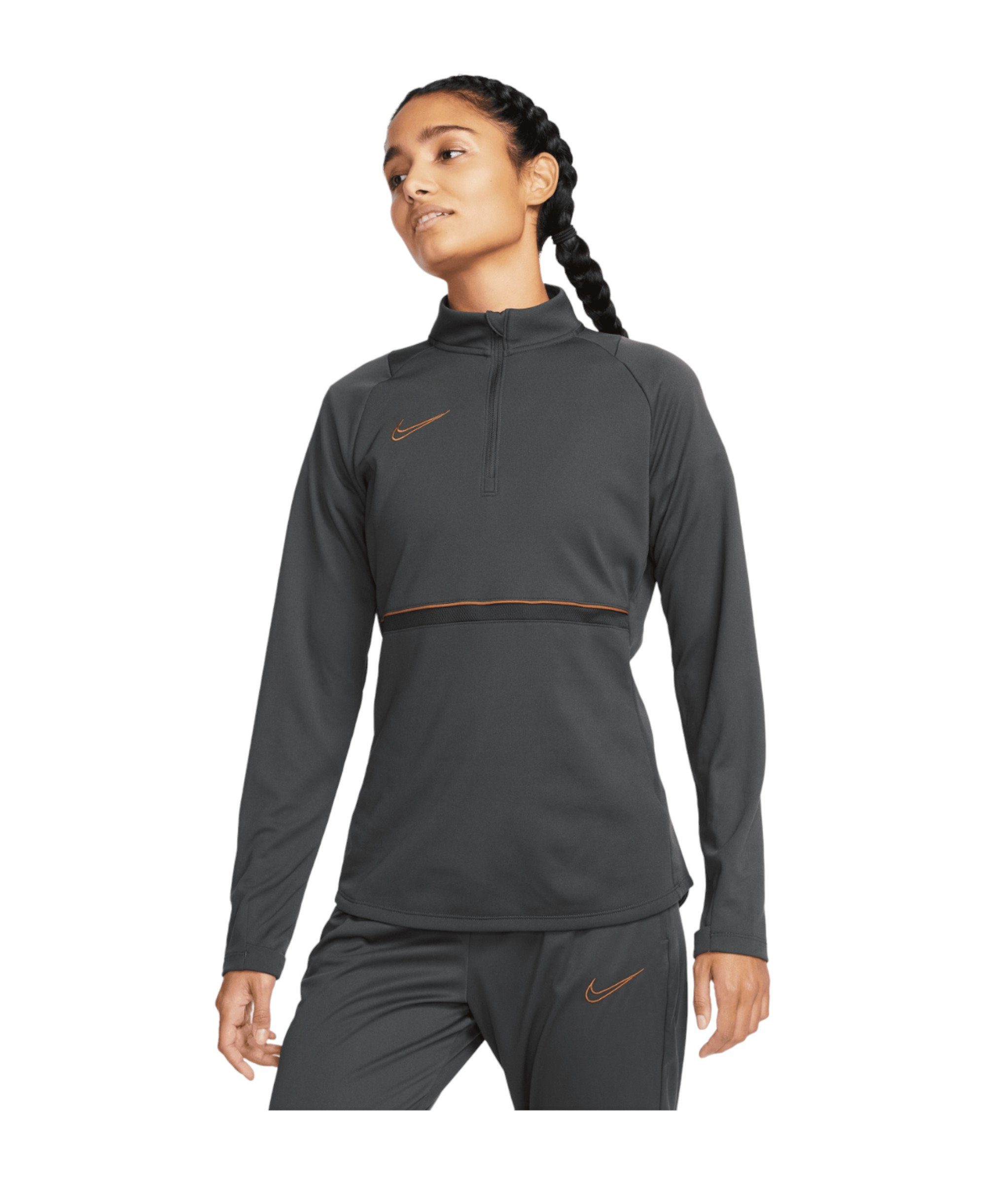 Academy graurot HalfZip Sweatshirt Damen Sweatshirt Dri-FIT Nike