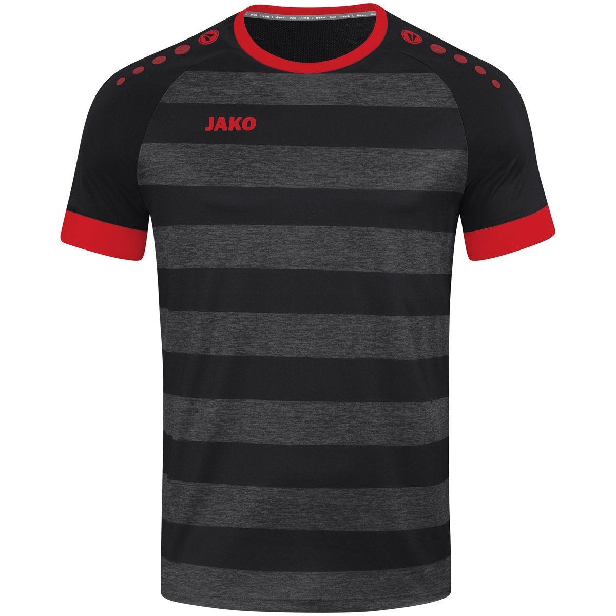 schwarz/sportrot Fußballtrikot Jako