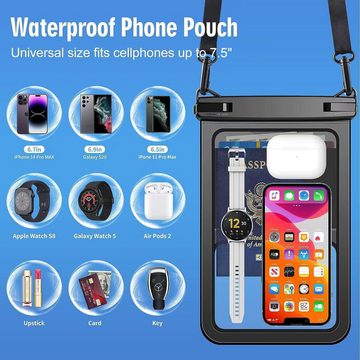 XDeer Handyhülle Wasserdichte Handytasche Wasserschutzhülle für iPhone, Dry Bag(7 Zoll) Äußerst Wasserdicht