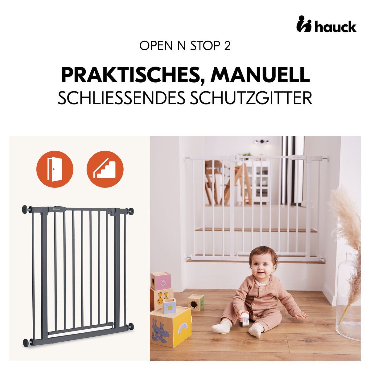 Hauck Türschutzgitter Open N Stop 2 günstig online kaufen