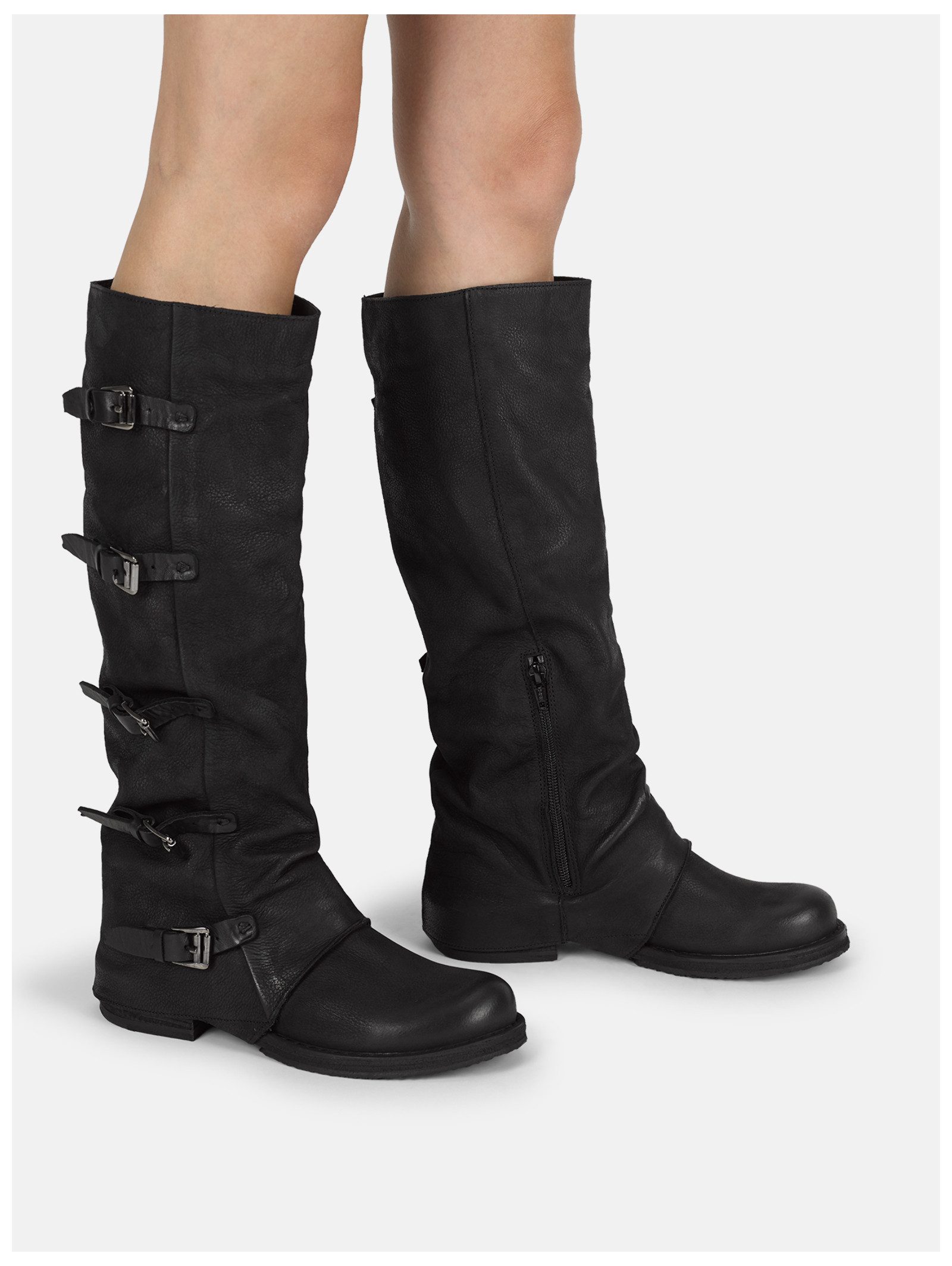 Felmini Stiefel Leder . Bikerboots
