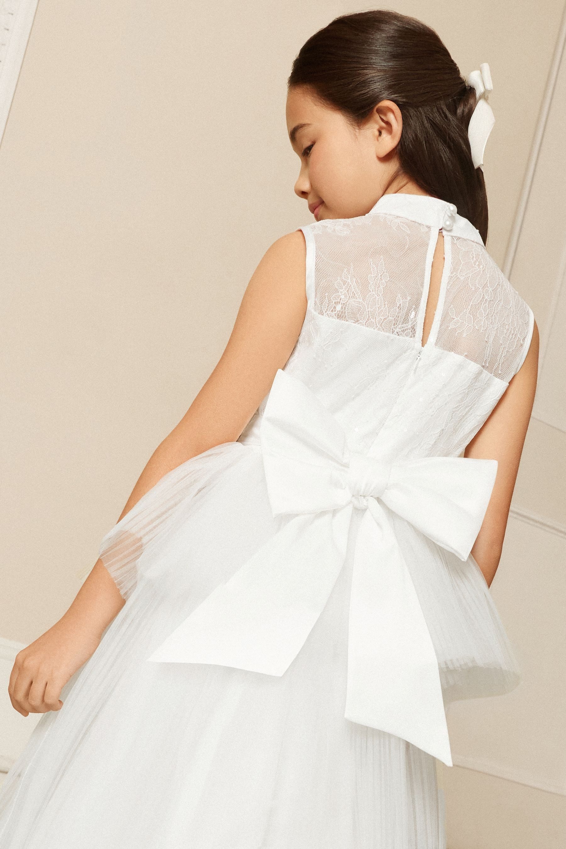LIPSY Vokuhila-Kleid Lipsy Holy Schößchenkleid, Heilige Kommunion (1-tlg) – Bild 3 von 5