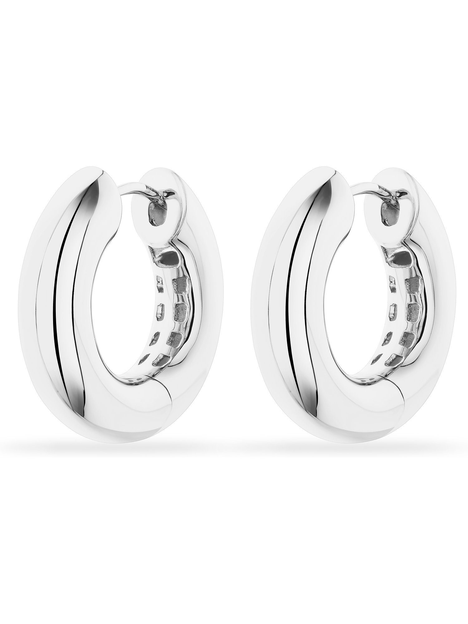 Paar Creolen JETTE Damen-Creolen 925er Silber