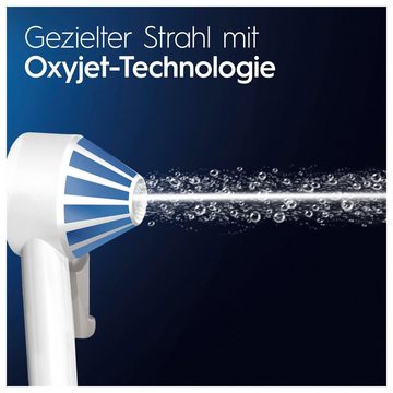 Oral-B Munddusche AquaCare 4, Aufsätze: 2 St., Kabellose mit Oxyjet-Technologie