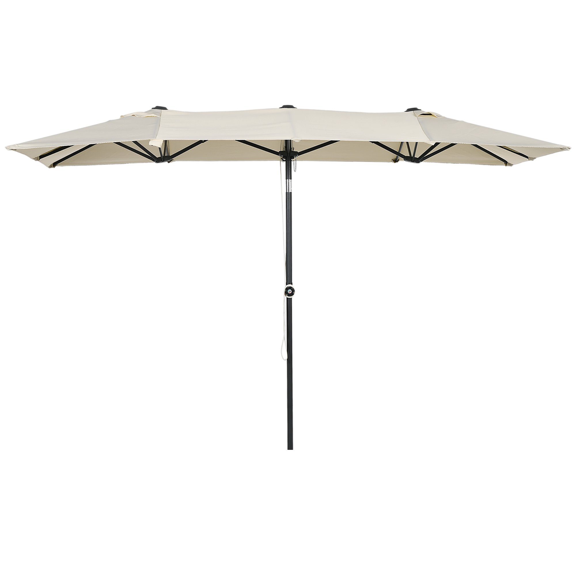 Outsunny Sonnenschirm 150 x 295cm Gartenschirm günstig online kaufen