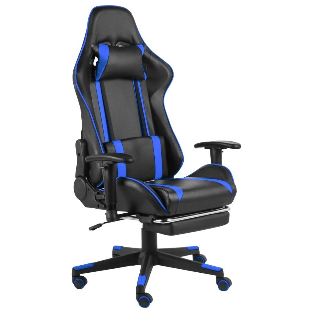 möbelando Gaming-Stuhl 3006380 (LxBxH: 69x68x133 cm), in Schwarz und Blau | Stühle