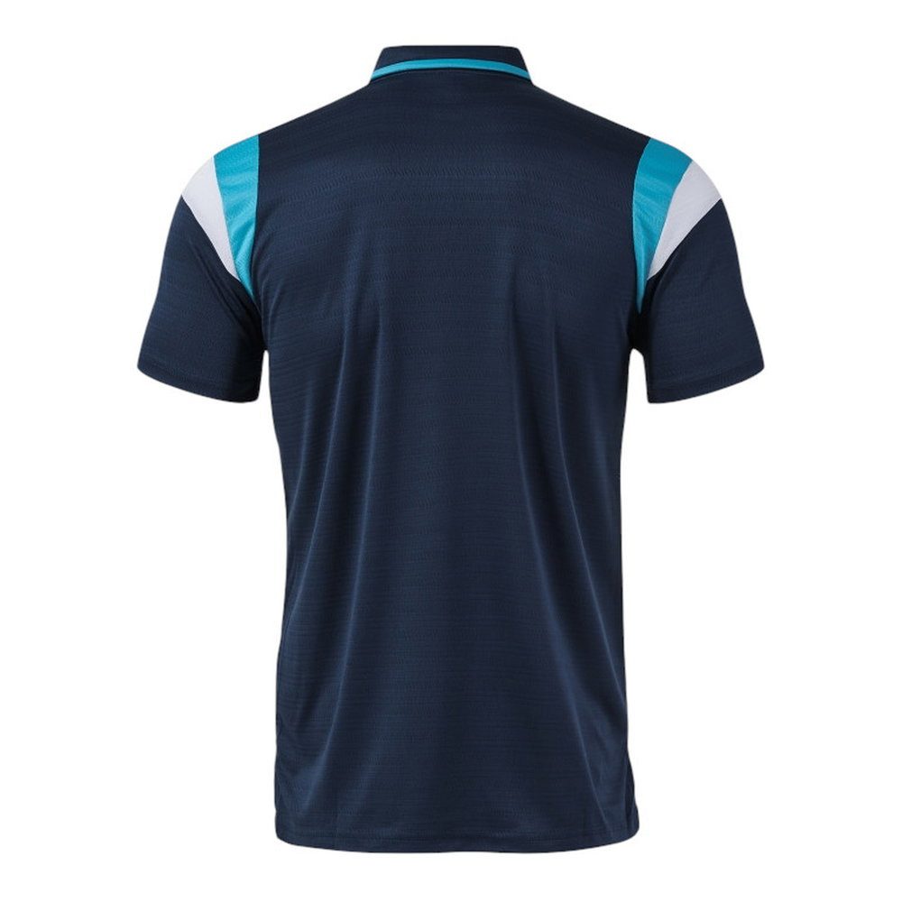 Joma Poloshirt Terra (leicht, atmungsaktiv) dunkelblau/türkisblau Herren