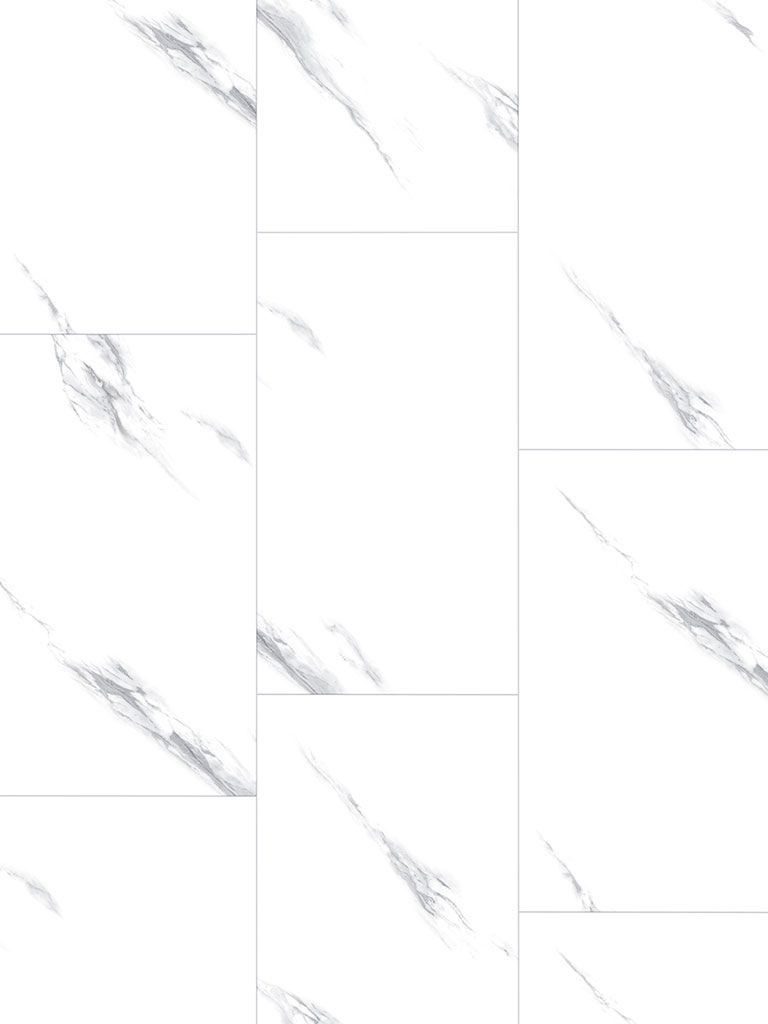 Check Vinylboden – Klick-Vinyl Hochglanz Marmoroptik 83x47 cm – wasserfest & robust –, Hochglanz-Fliese XL, inkl. Trittschalldämmung, Packung, In 1 Packung: 6 Paneele - 2,341m², 1 Packung: 6 Paneele - 2,341m², Check one