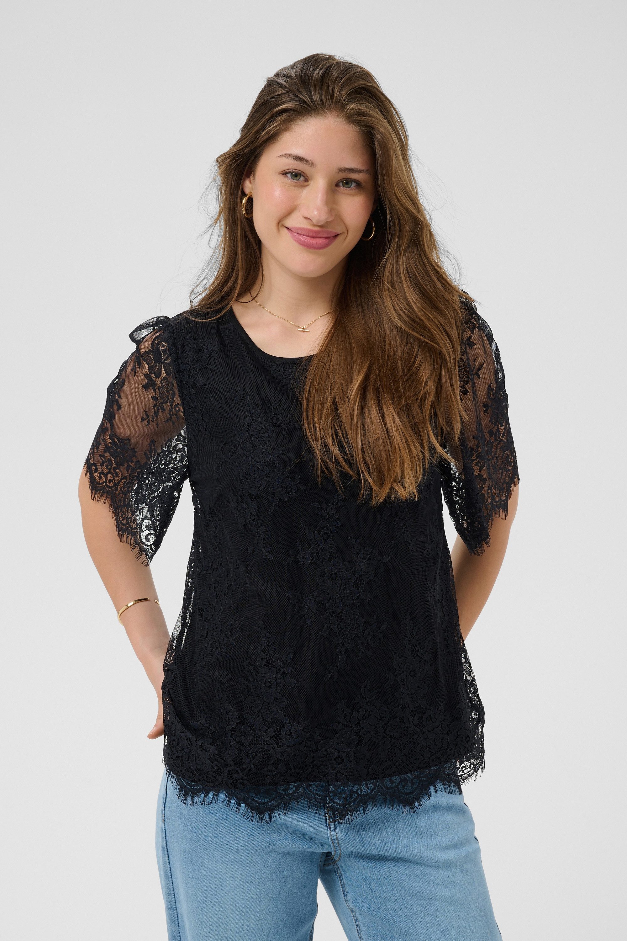 Kurzarmbluse Kurzarm-Bluse CRMira