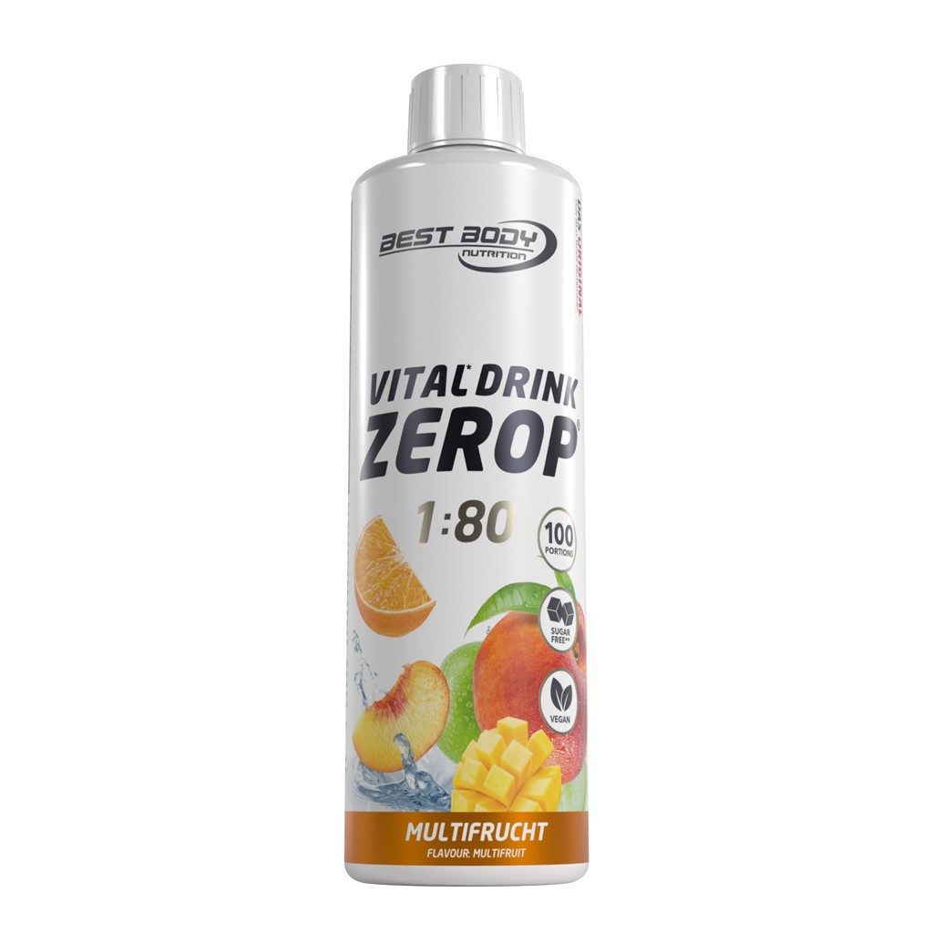 Best Body Nutrition Vital Drink Zerop - 500 ml Flasche Sirup