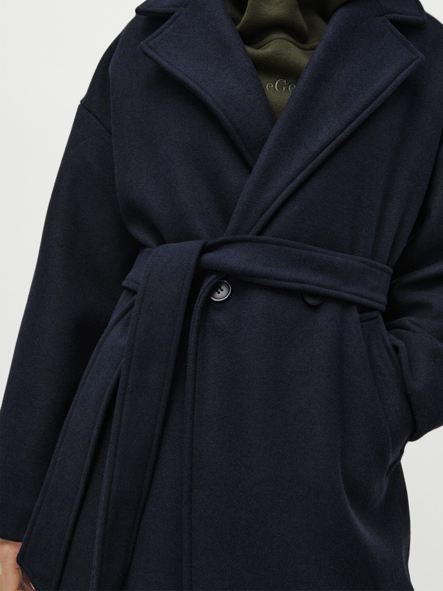 LeGer Langmantel Betty, LeGer by Lena Gercke Regular fit mit V-Ausschnitt günstig online kaufen