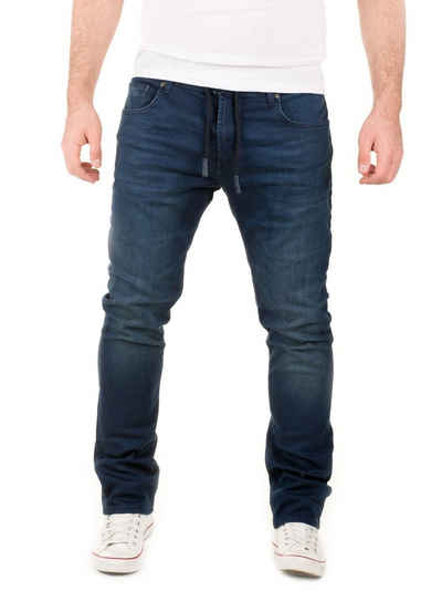 WOTEGA Slim-fit-Jeans Herren Jogginghose in Jeans-Look Noah Stretch Hose in Jogging Jeans Sweathosen Denim