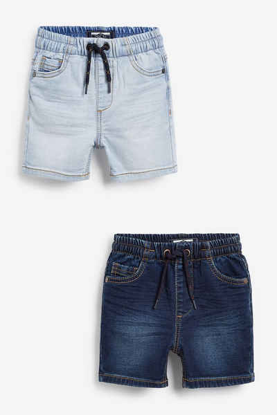 Next Jeansshorts »Shorts aus Denimjersey, 2er-Pack« (2-tlg)