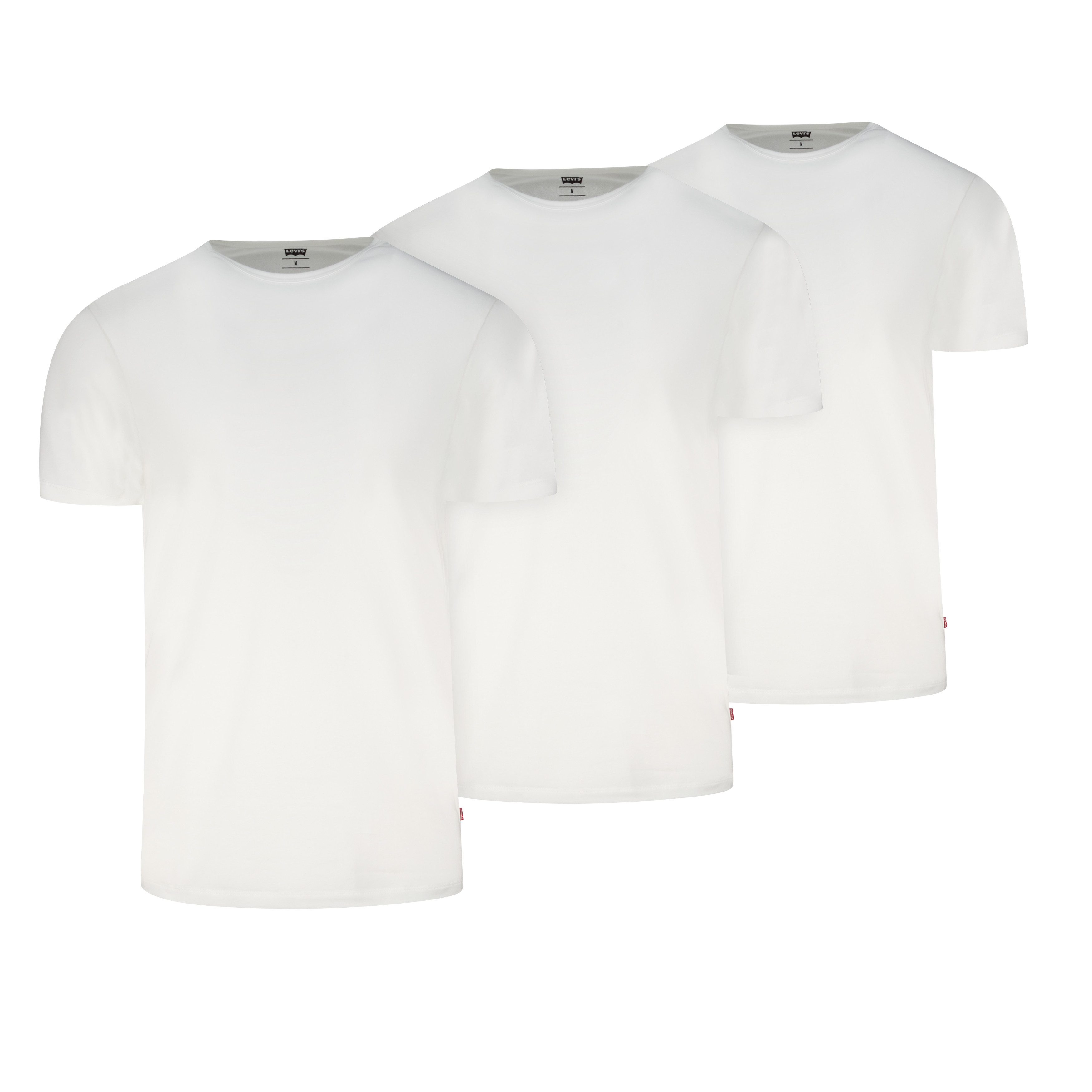 Levi's® T-Shirt LEVIS MEN SOLID CREW 3P (3er Pack)
