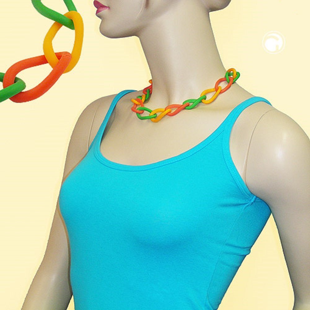 unbespielt Collier Modeschmuck Kette Weitpanzer Kunststoff günstig online kaufen