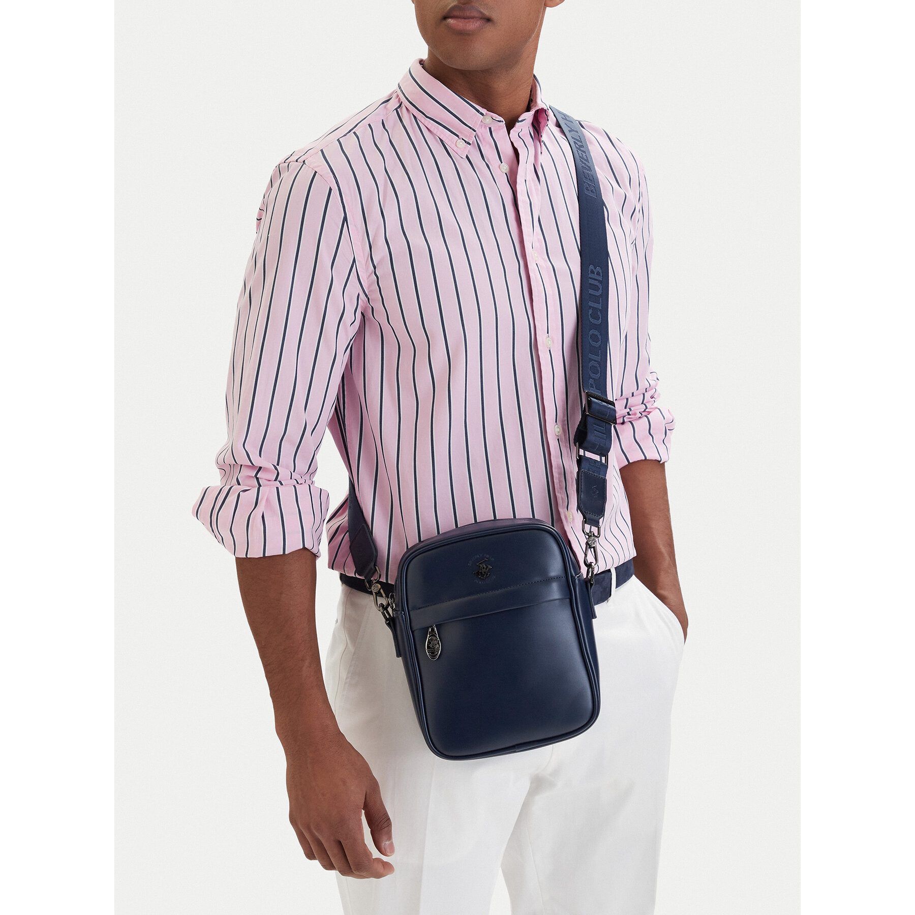 BEVERLY HILLS POLO CLUB Umhängetasche Beverly Hills Polo Club Herren Beutel Marine