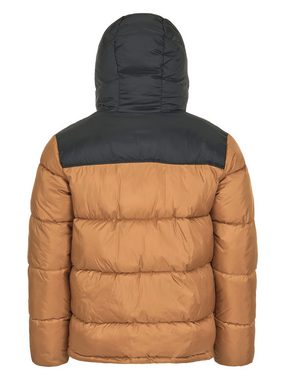KnowledgeCotton Apparel Winterjacke REPREVE ™ puffer color blocked jacket THERMO ACTIVE ™