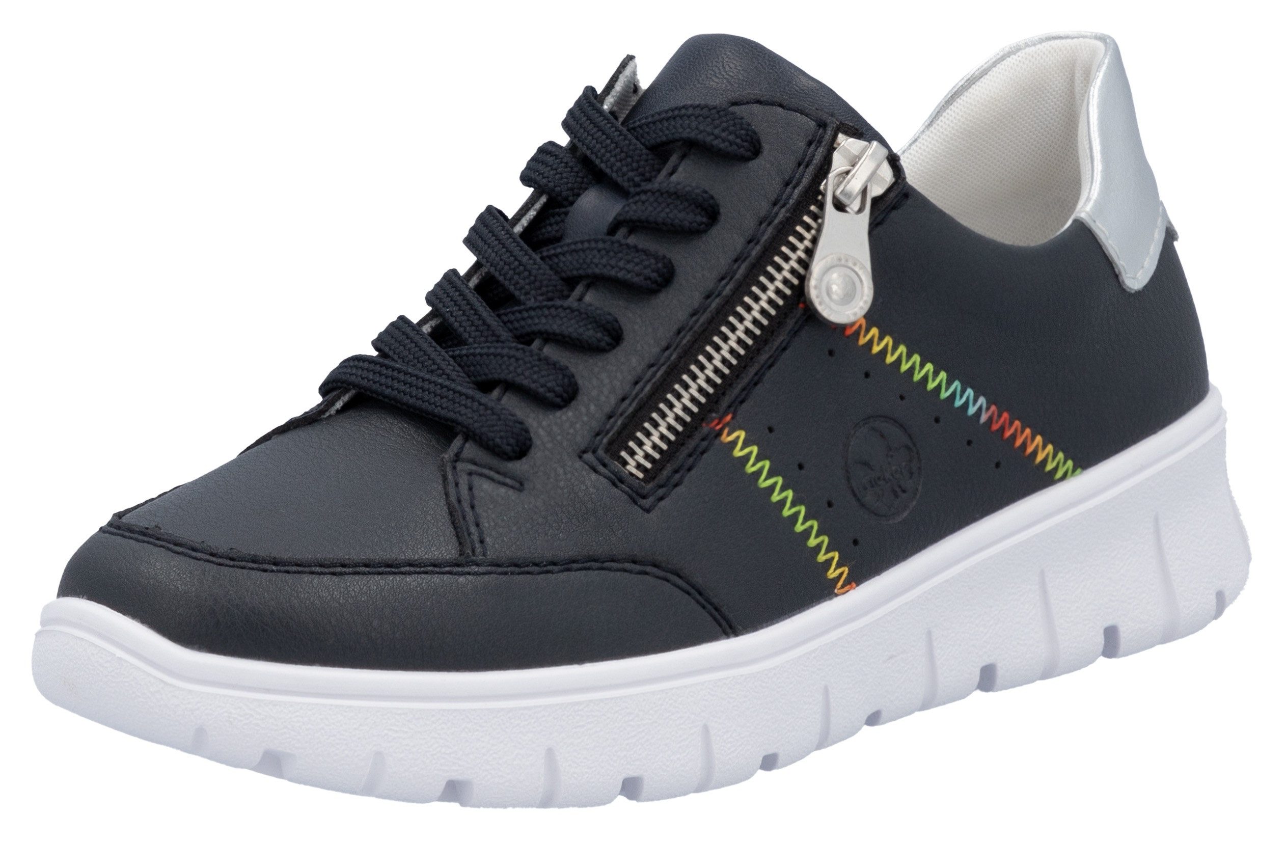 Rieker Sneaker, Schnürschuh, Halbschuh, Freizeitsneaker, seitlicher günstig online kaufen