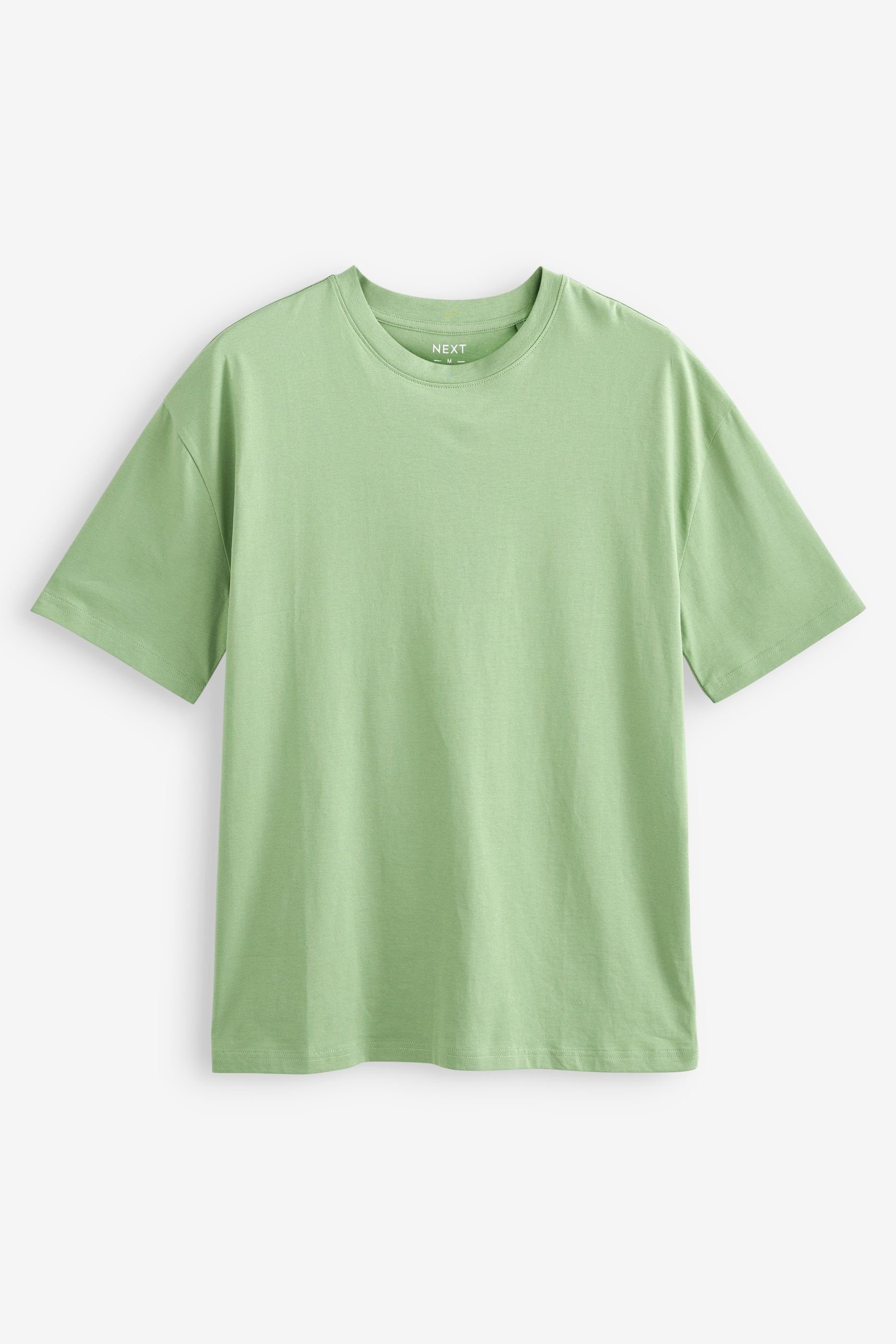 Green Light Rundhals-T-Shirt T-Shirt (1-tlg) im Next Relaxed Fit