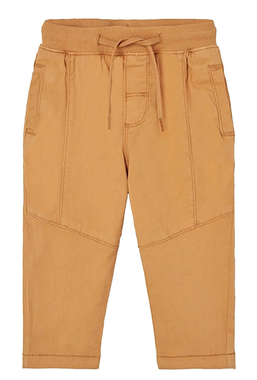 BÒBOLI Thermohose BÒBOLI Hose Gabardine gefüttert weizen gelb (1-tlg., kein Set)