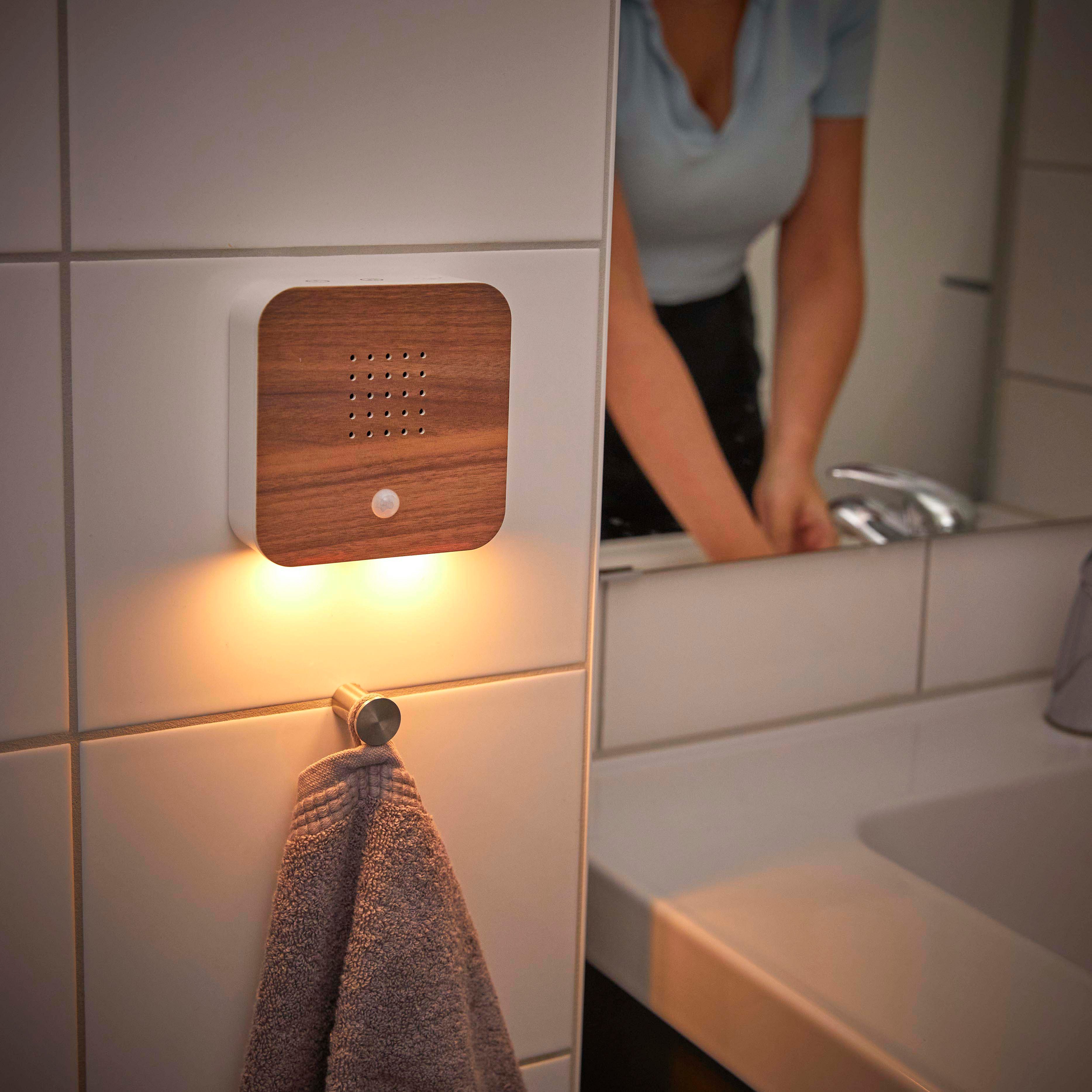 Northpoint LED Dekolicht Naturgeräuschebox Vogelzwitscher Bewegungsmelder Licht Aufladbar – Bild 4 von 5
