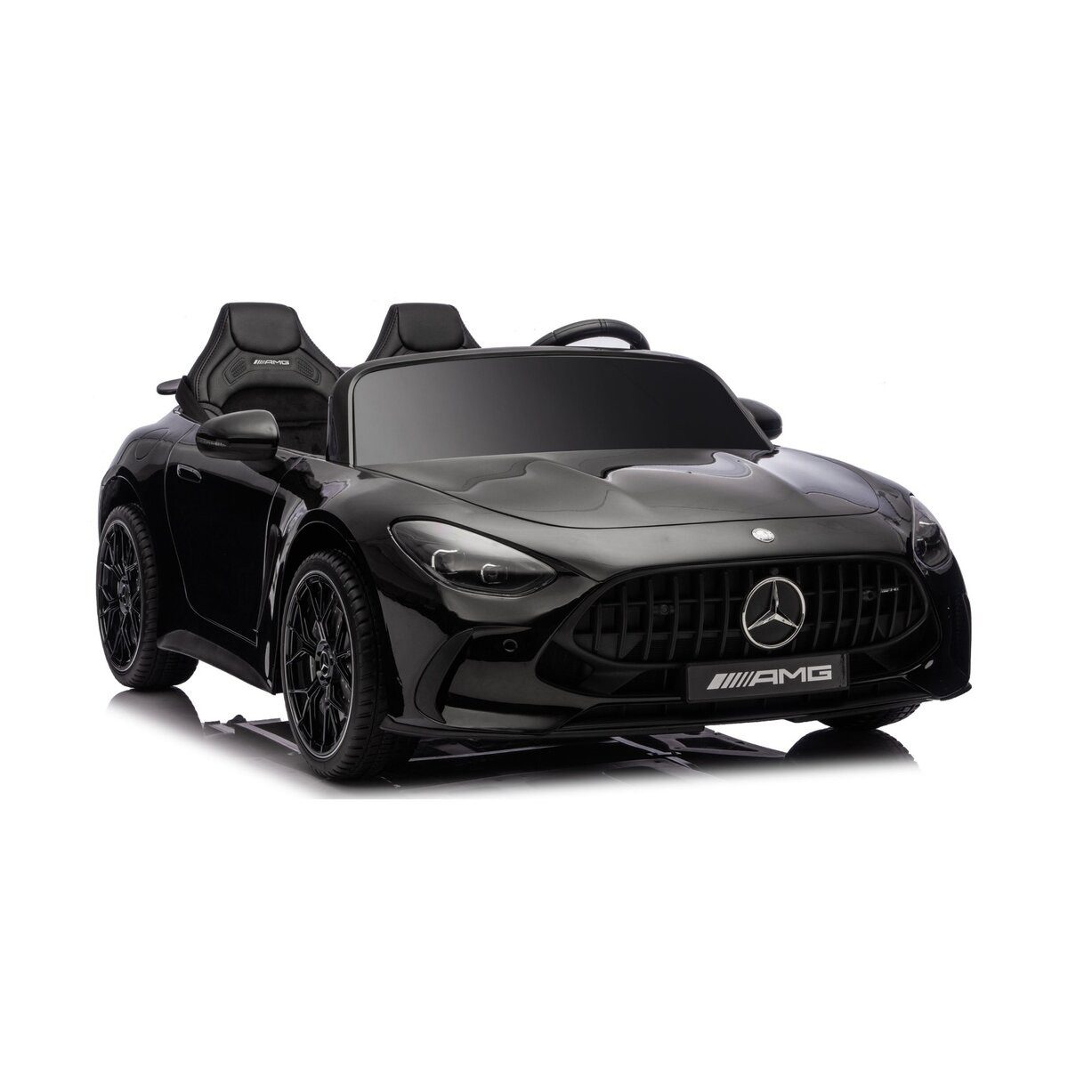 Wisam Elektro-Kinderauto Mercedes GT63 AMG DK-GT63 24V LCD Schwarz lackiertes