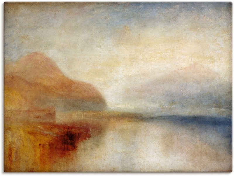 Artland Leinwandbild Monte Rosa. Um 1835/40, Berge (1 St), auf Keilrahmen gespannt