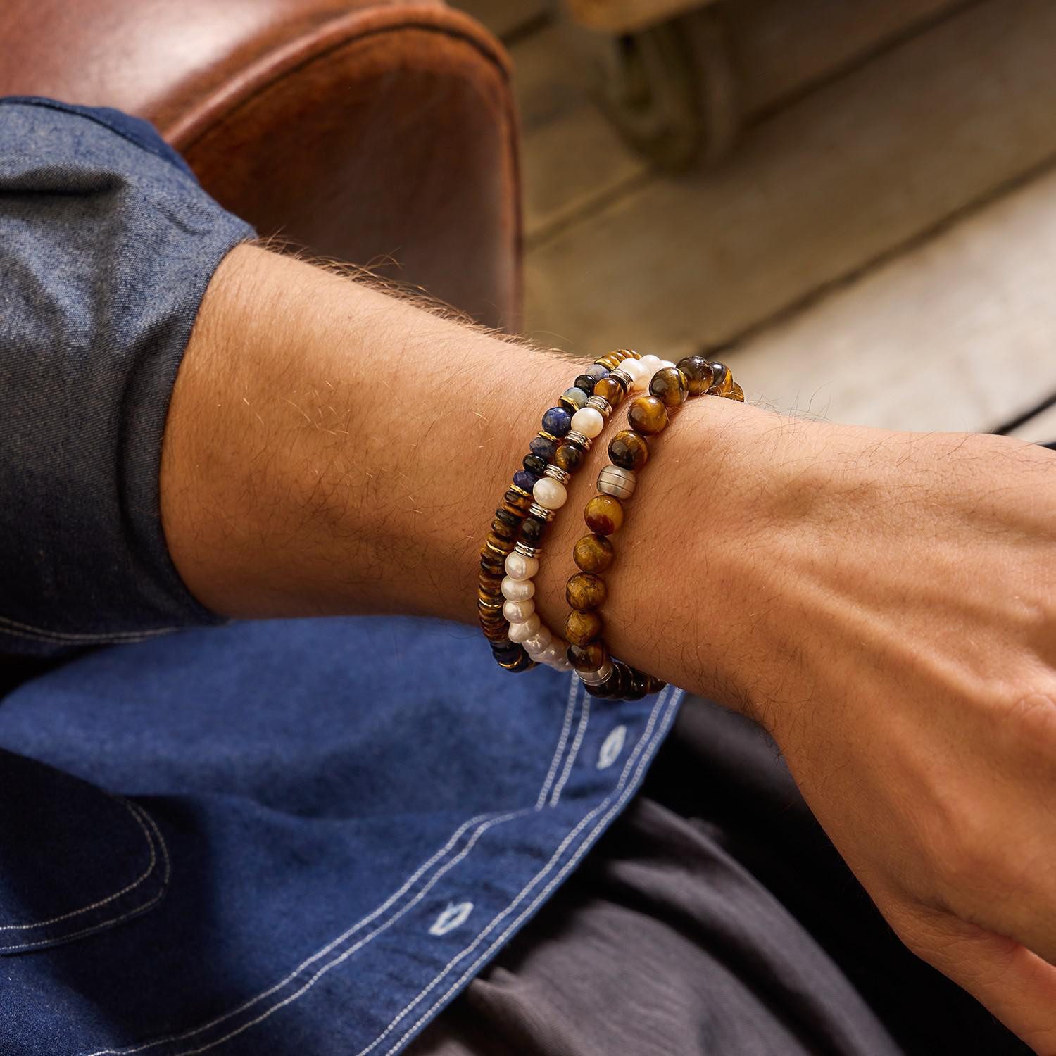 Amor Armband, mit Tigerauge