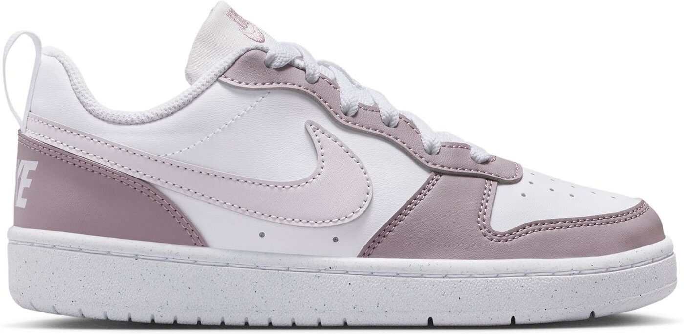 Nike COURT BOROUGH LOW RECRAFT (GS) WHITE/VENICE-PLUM FOG-WHITE Trainingsschuh