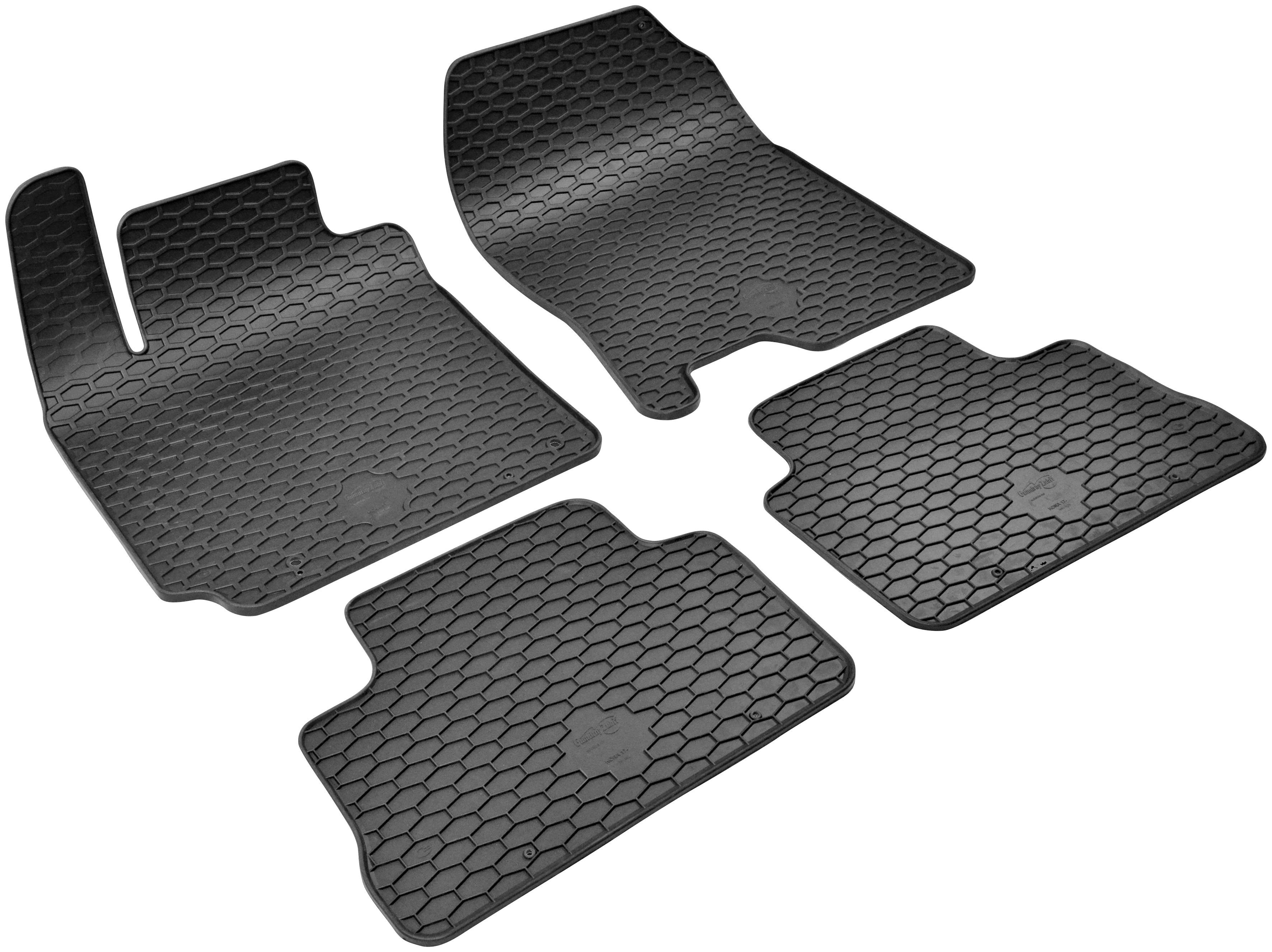 WALSER Passform-Fußmatten (4 St), für Hyundai Kona Geländewagen, für Hyundai Kona (OS) 06/2017-Heute