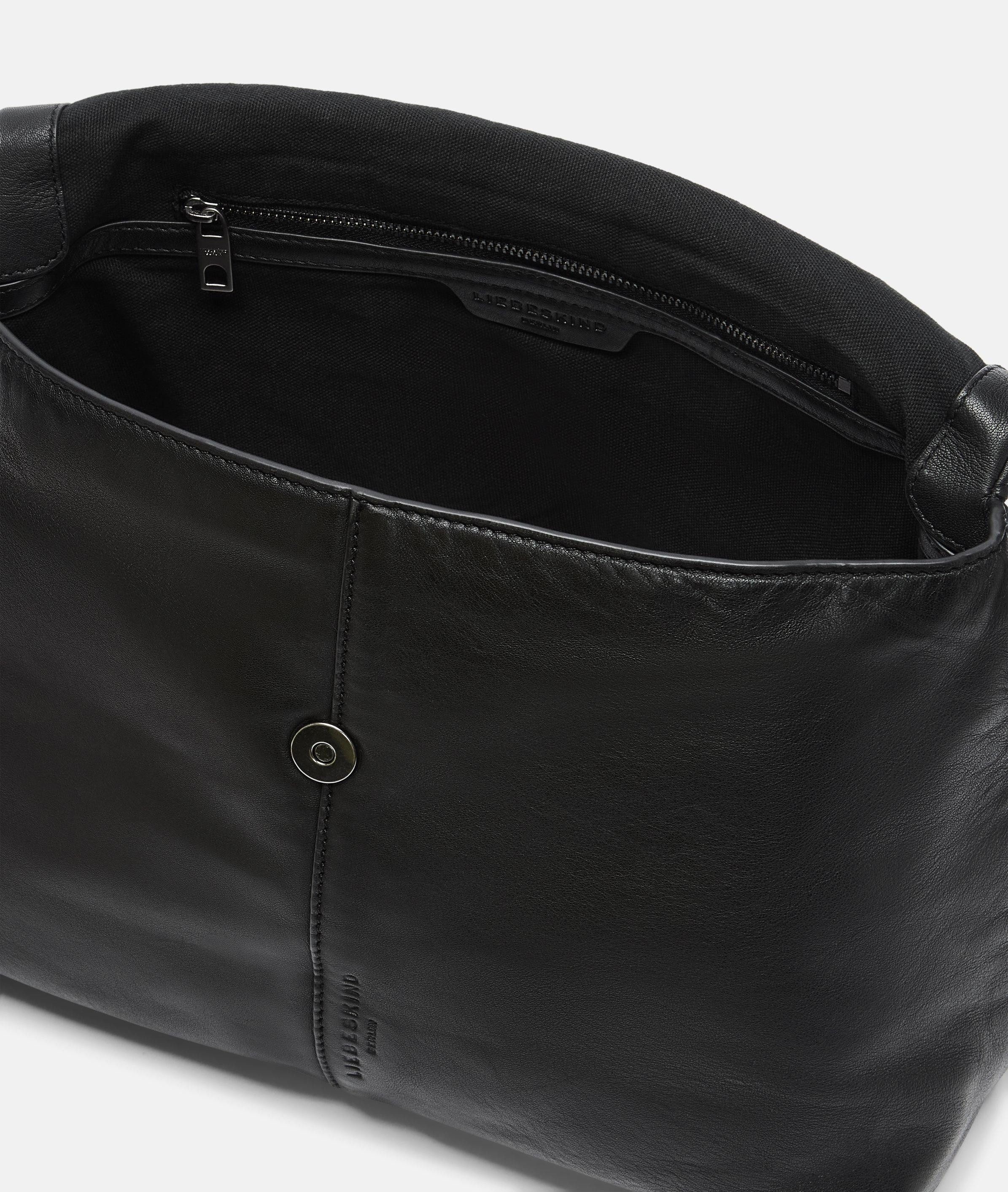 Liebeskind Berlin Schultertasche Fiona Hobo M, Geräumige Hobo-Bag aus Schafsleder