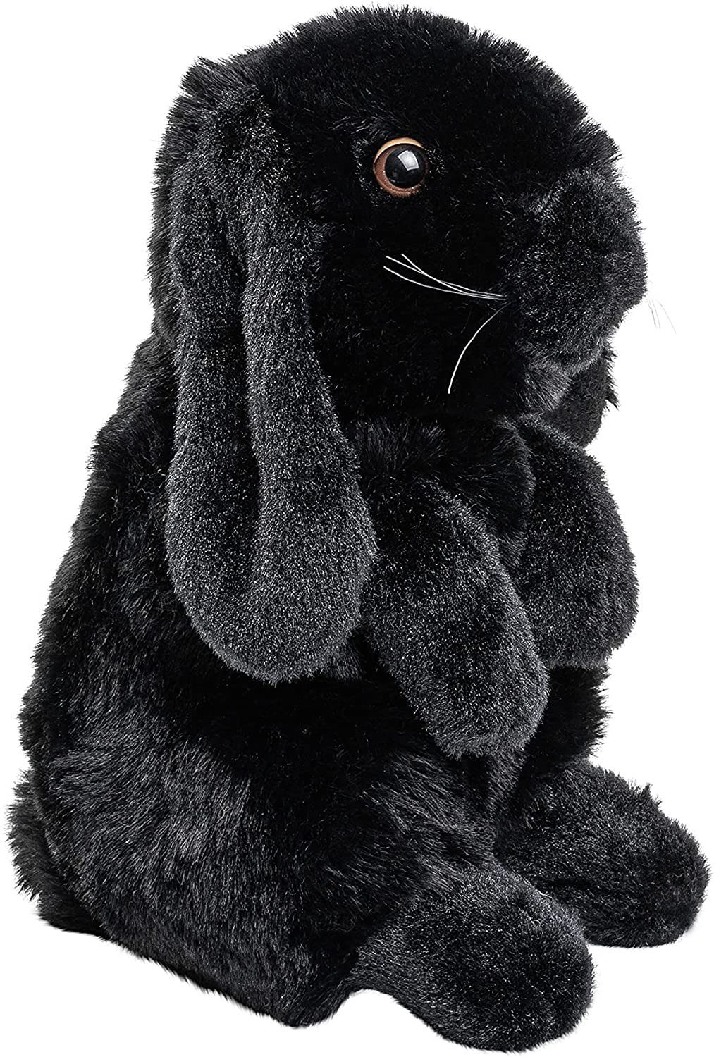 19 schwarz - 100 Kaninchen recyceltes Plüsch-Hase, % Plüschtier, - zu Kuscheltier Füllmaterial Uni-Toys cm Widderkaninchen -