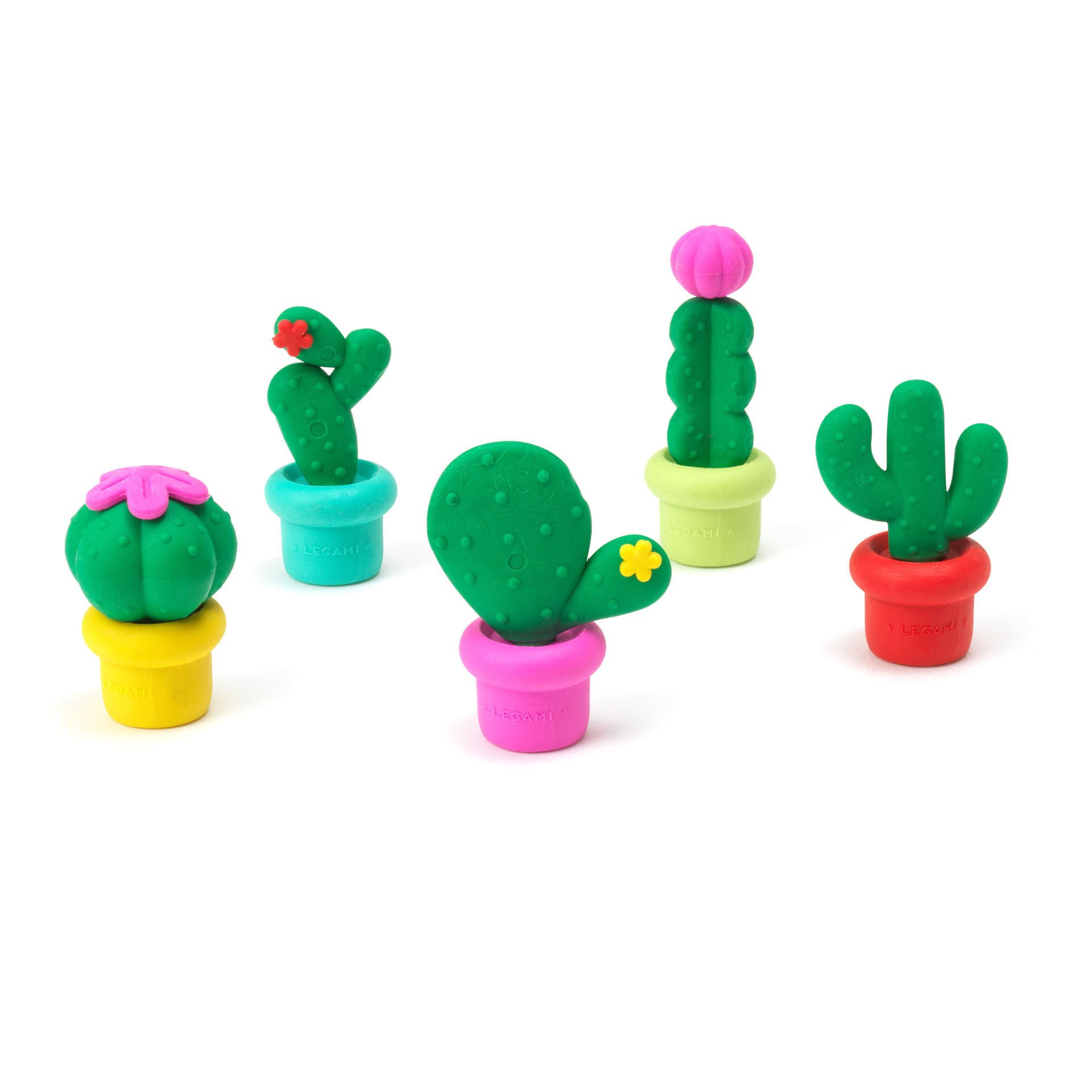 Legami Radiergummi LEGAMI Set mit 5 Duft Radiergummis Free Hugs CACTUS