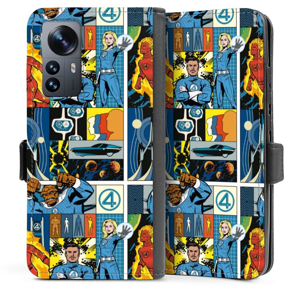 DeinDesign Handyhülle Marvel The Fantastic Four Offizielles Lizenzprodukt, Xiaomi 12 5G Hülle Handy Flip Case Wallet Cover Handytasche Leder