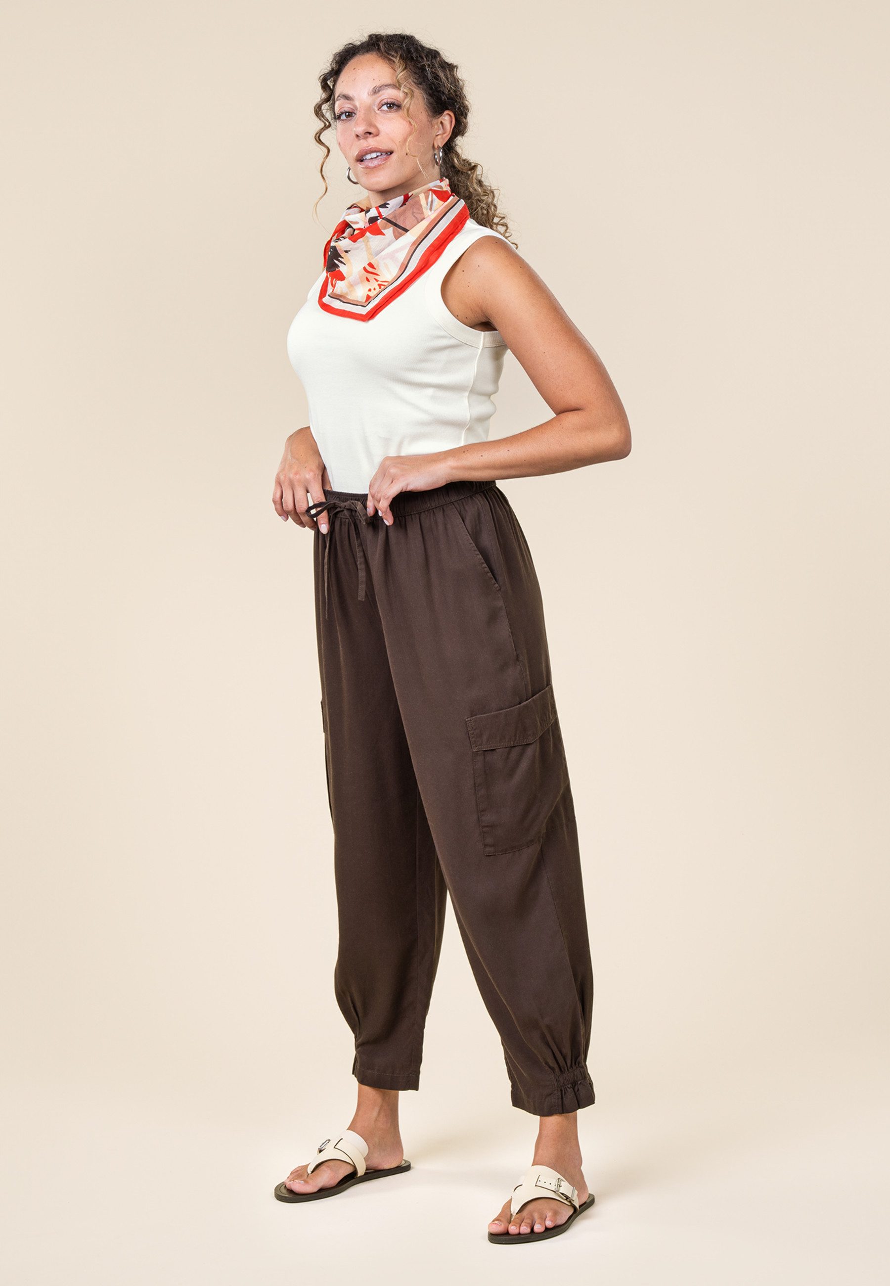 LIVING CRAFTS Stoffhose TINETTE GOTS zertifiziert