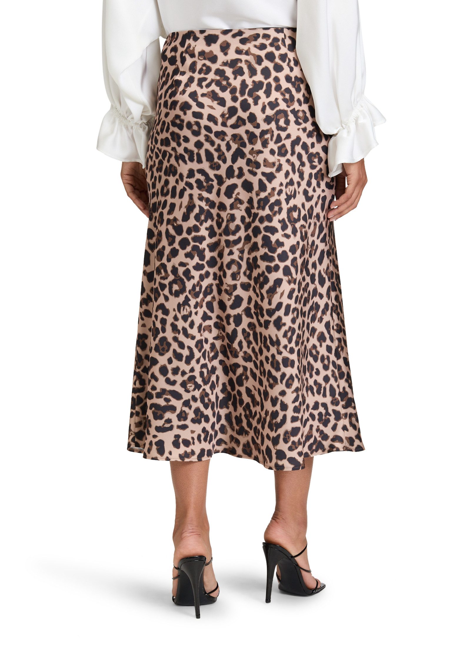 Vera Mont Maxirock Damen mit Leoprint Material