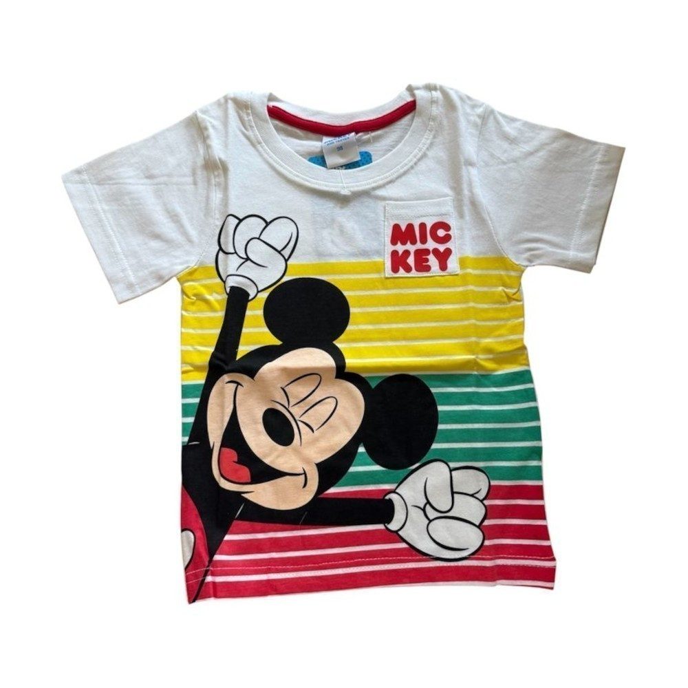 Disney Mickey Mouse T-Shirt Kurzärmliges Disney T-Shirt für Jungen, "MickeyMouse", Mehrfarbig