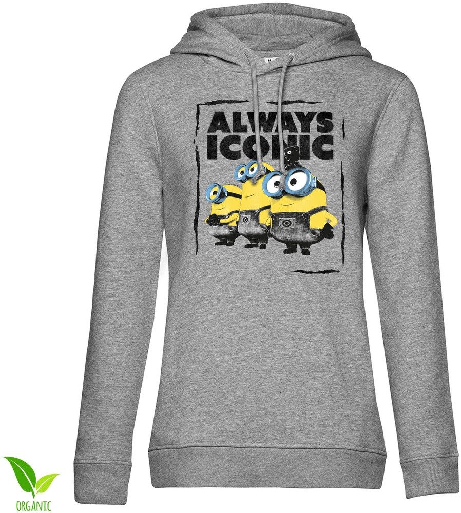 Minions Hoodie Minions - Always Iconic Girly Hoodie