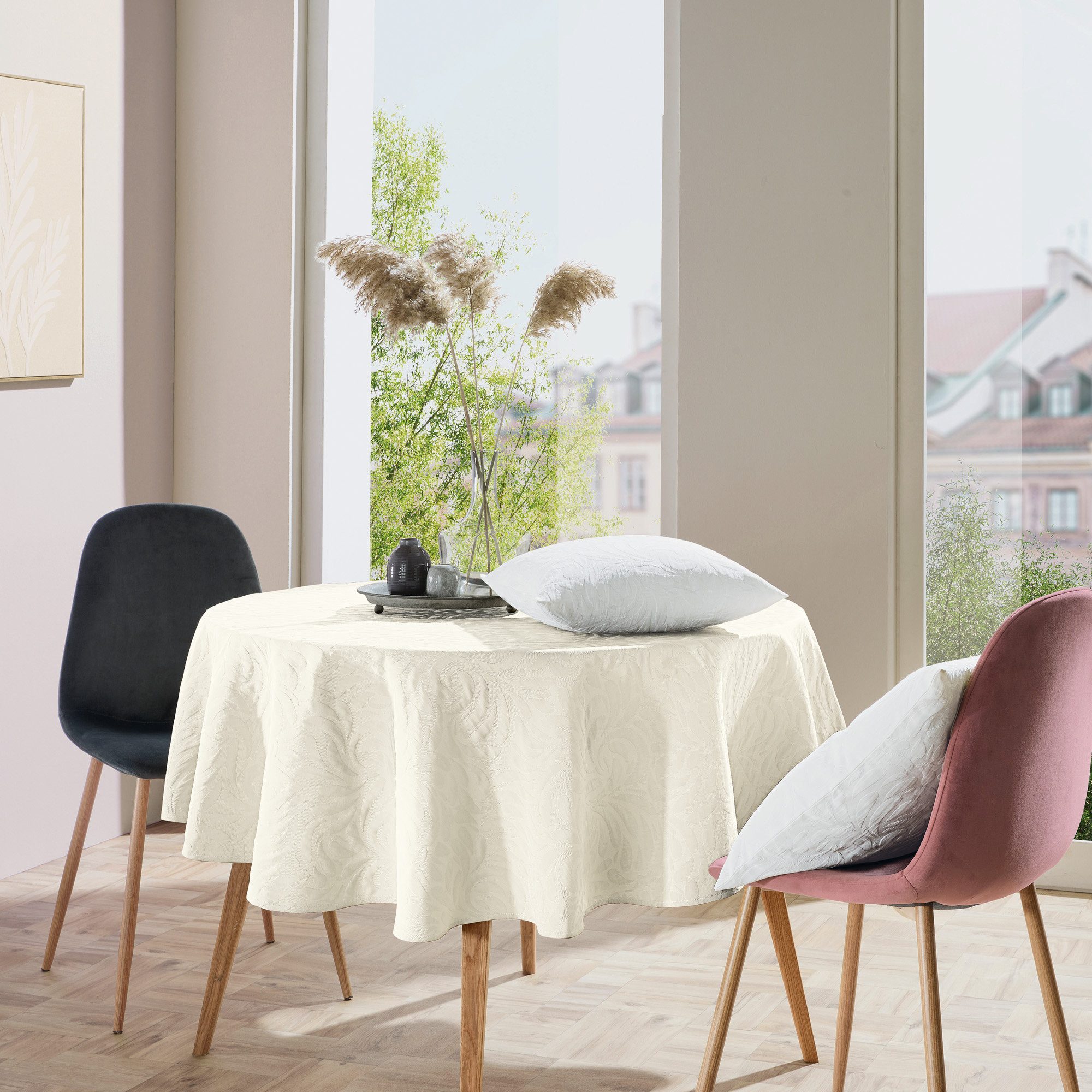 Erwin Müller Tischdecke Tischdecke "Cadiz", bügelfrei Uni