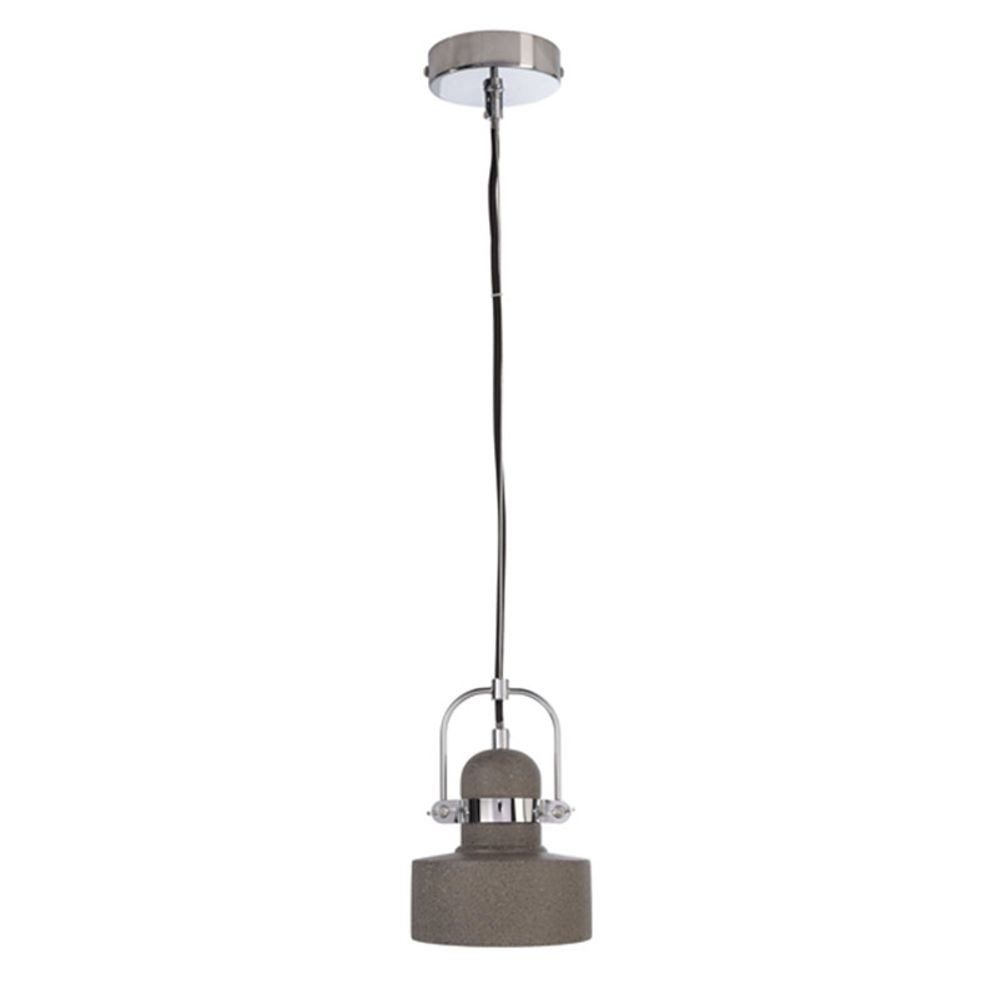 Licht-Trend Pendelleuchte Pavo Beton-Pendellampe Ø 14cm Industrial-Style Dunkelgrau